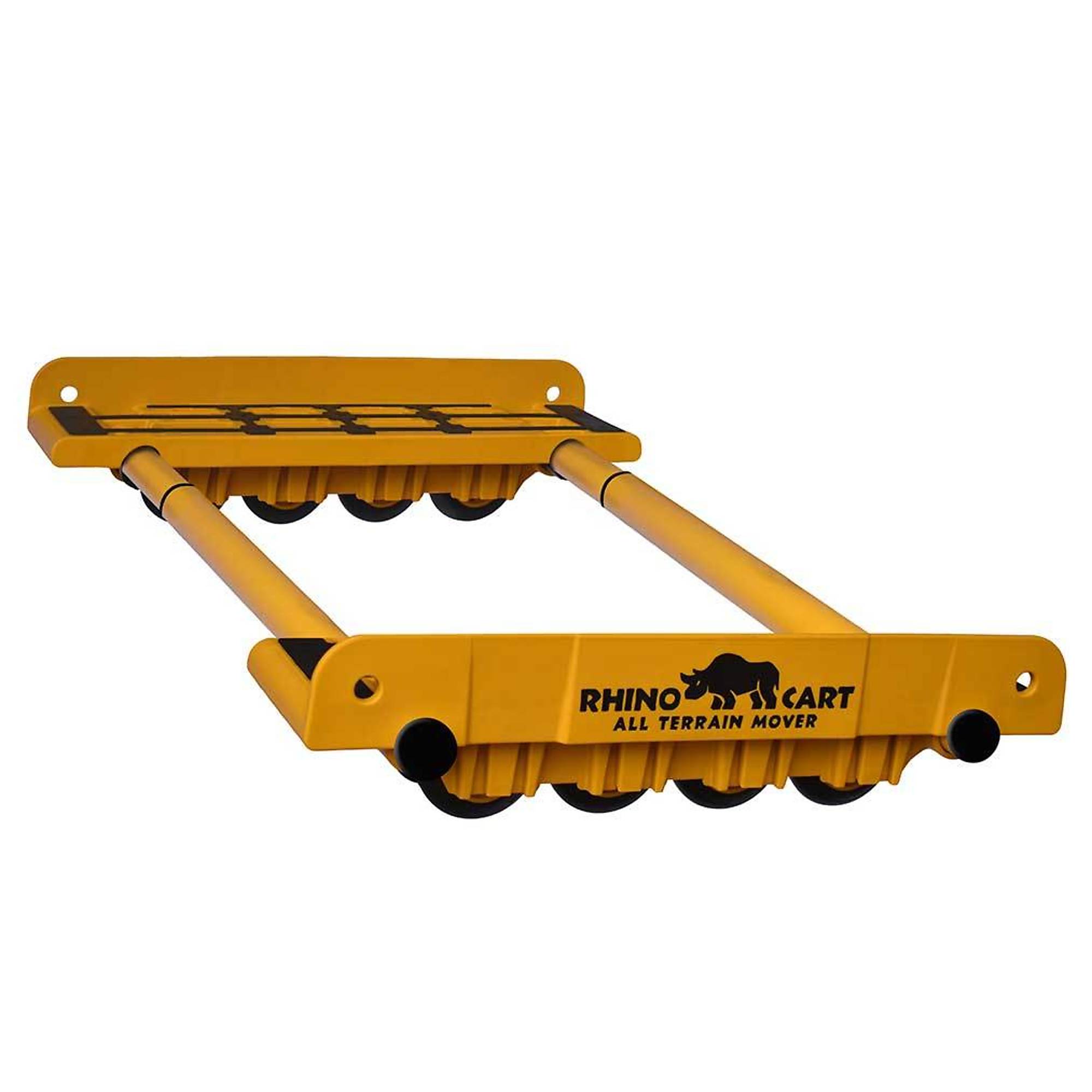 Rhino Cart Heavy-Duty Moving Dolly - 2000-Lb. Capacity, Molded Plastic Frame, Single, Model# RC-1P-RBR